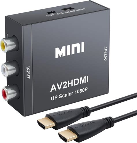 Convertitore Da Rca A Hdmi P Composito Cvbs Av A Hdmi Adattatore