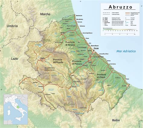 Mappa Dell’abruzzo Cartina Interattiva E Download Mappe In Pdf Turismo Abruzzo It