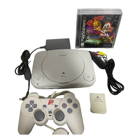 PlayStation 1 Completo 4 Jogos Escorrega o Preço