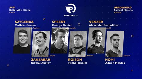 Origen BCN Presenta Su Equipo Para La Superliga Orange De LoL