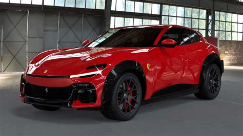 Carbon Body Kit On The Ferrari Purosangue Suv From Dmc