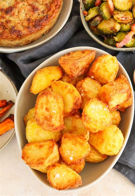 Simple Air Fryer Roast Potatoes Curlys Cooking