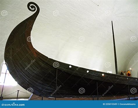 The Oseberg Ship A 2158 Metres Long Ship Built Of Oak From The Viking