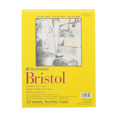 Strathmore Bristol Pad Smooth X Sheets Risd Store