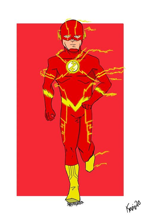 Fan Art Barry Allen Flash By Me Rdccomics