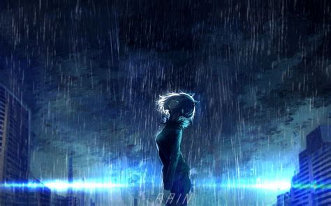 Anime Rain Scenery Wallpapers - Top Free Anime Rain Scenery Backgrounds ...