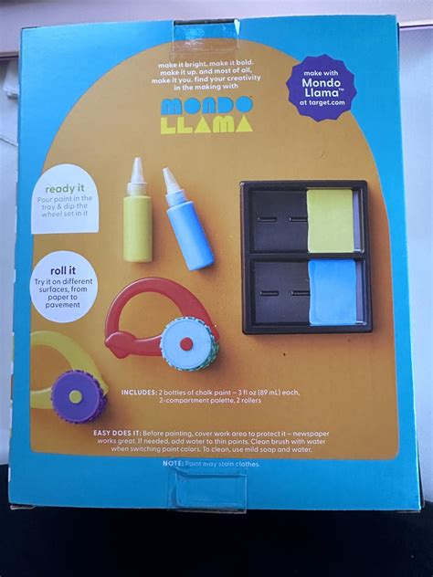 Mondo Llama Wheel Set Painting Craft Kit