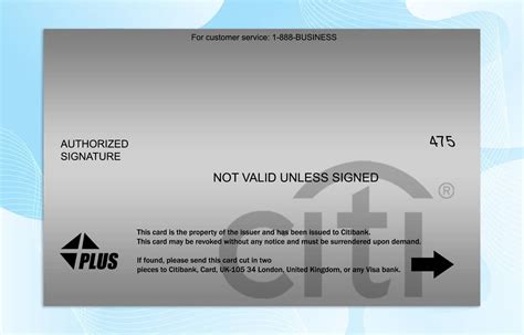 Citi Bank Credit Card Template – PSD File