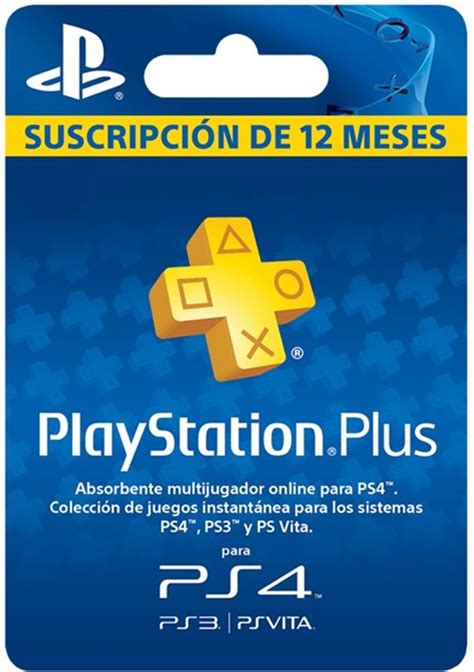 Tarjeta Playstation Plus Meses Arg Usa