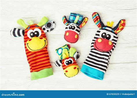 Colorful Hand Puppets and Wrist Pals, Funny Toys Stock Image - Image of gloves, fashionable ...