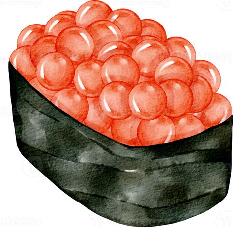 Watercolor Sushi Japanese Cuisine 16548436 Png