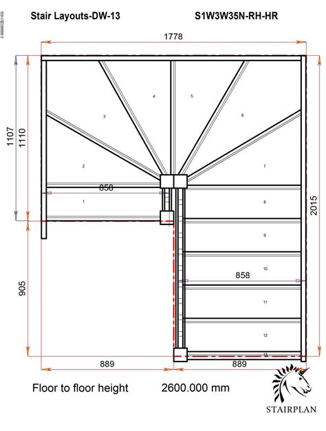 Stairs Floor Plan Dimensions - floorplans.click