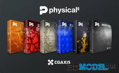 CGAxis Physical 6 PBR Textures Collection FULL 3D MODEL ORG 3d