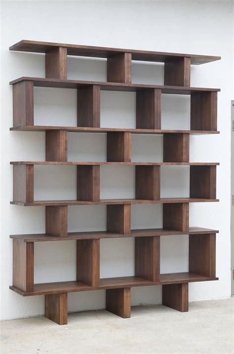 Mid Century Modern Shelve Unit In The Style Of Perriand And Le