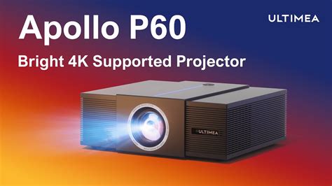 Ultimea Apollo P60 Projector Bright 4K Supported YouTube