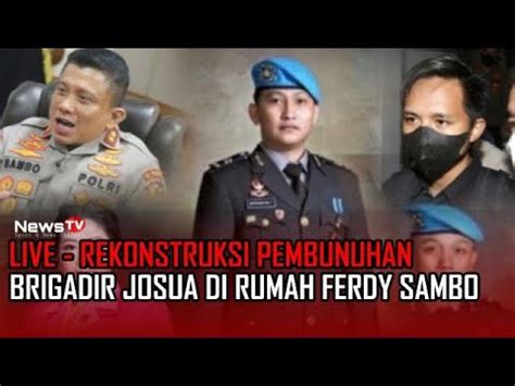 BREAKING NEWS Rekonstruksi Kasus Pembunuhan Brigadir Josua Di Rumah