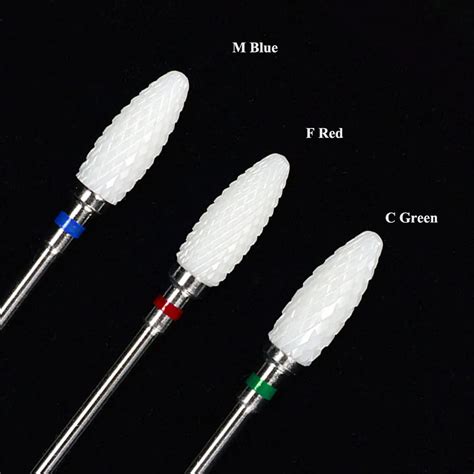 1pc Ceramic Nail Drill Bit Electric Nail File Drill Bits Carbide Drill