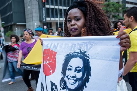 Marcha Da Consci Ncia Negra Reafirma Resist Ncia E Homenageia Marielle