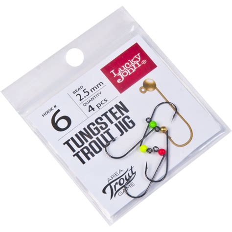 Джиг-головки вольфрамовые Lucky John Tungsten Trout Jig Area Trout Game ...