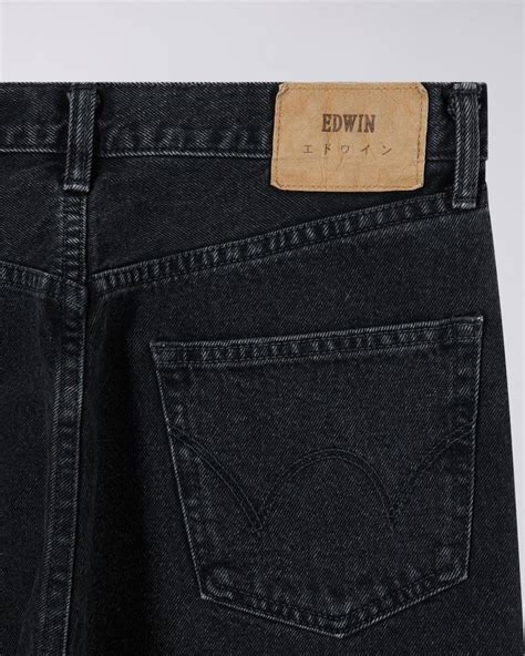 EDWIN Slim Tapered Jeans Black Dark Used EDWIN Europe