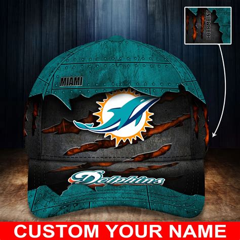 Miami Dolphins Personalized Classic Cap BG309 - Hearthtops Store