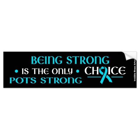 Pots Strongpots Bumper Sticker Awareness Retail Logos Bumper