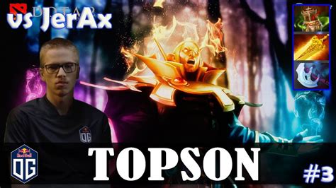 Topson Invoker Mid Vs Jerax Viper Dota Pro Mmr Gameplay