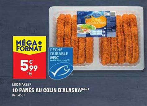 Promo Loc Mar E Pan S Au Colin D Alaska Chez Aldi Icatalogue Fr