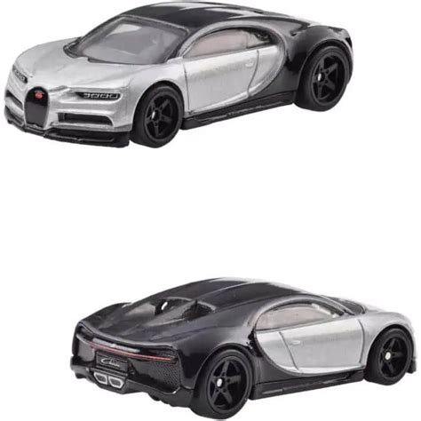 Hot Wheels Set Premium Bugatti Veyron Bugatti Chiron Universo Hot Wheels