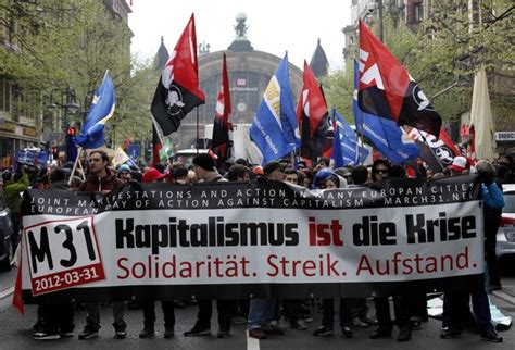 Anti Kapitalismus Demo Randale In Frankfurt Vor EZB DER SPIEGEL