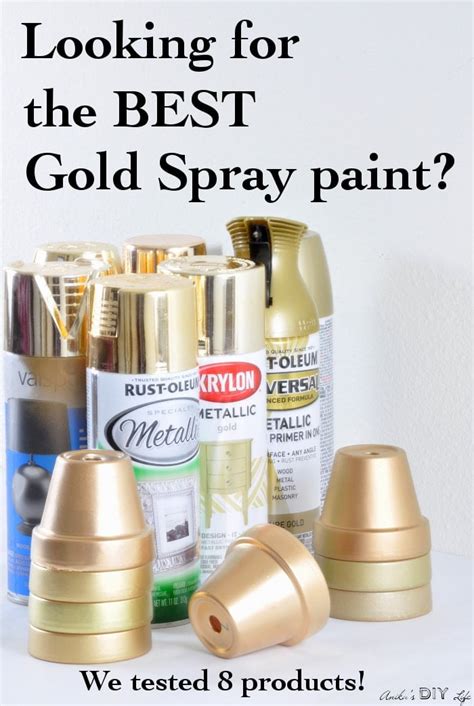 The Best Gold Spray Paint Out There! - Anika's DIY Life