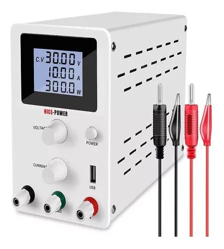 Nice-power Adjustable Dc Power Supply (0-30v, 0-10a) Variabl | MercadoLibre