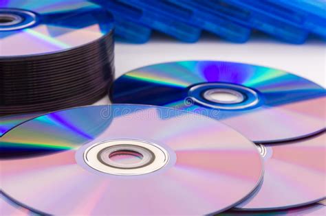 Closeup Compact Discs Stock Image Image Of Blank Heap 67564759