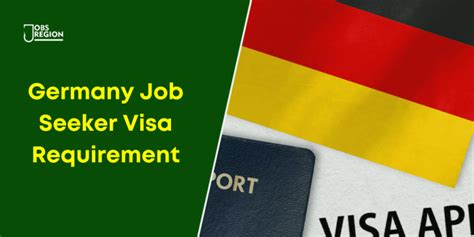 Germany Job Seeker Visa Requirement And Application Intel Region