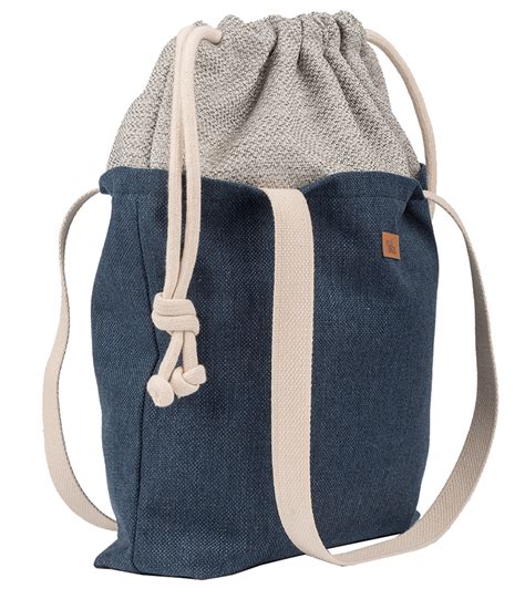 Sack Bag Duo Bag Fabric Navy Meandbags