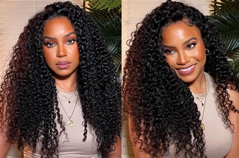 Pre Plucked Brazilian Virgin Spanish Curl 360 Frontal Lace Full Wig