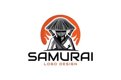 Premium Vector | Samurai warrior logo