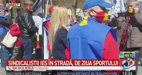 Protest la Ministerul Tineretului și Sportului Sindicaliștii au ieșit