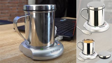 Chauffe Tasse USB Avec Tasse En Acier Pearl PEARLTV FR YouTube