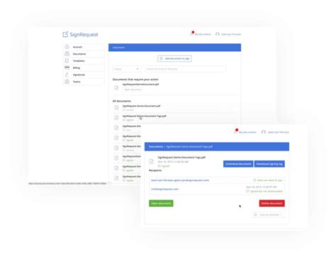 signing works signrequest