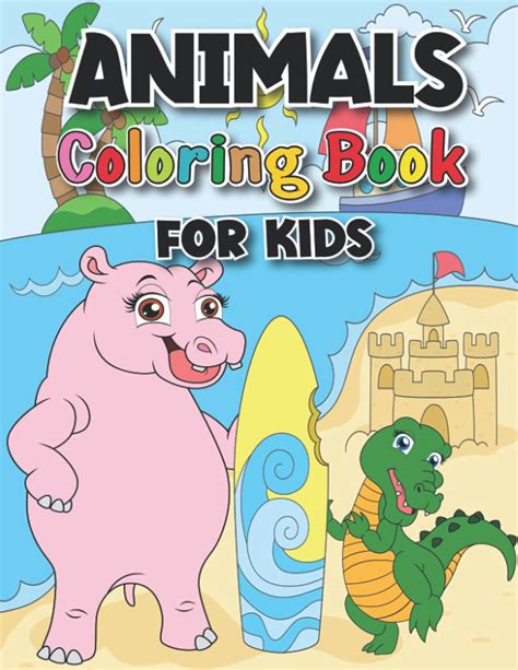 Animal Coloring Book, Coloring Book Animals for Kids : Coloring pages ...