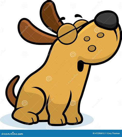 Howling Cartoon Dog Stock Vector Illustration Of Howling 47296812