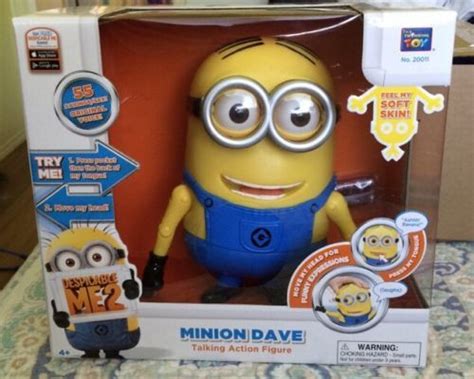 Despicable Me Minion Dave Talking Action Figure By Thinkway 524264854