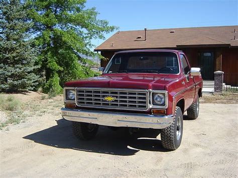 Find Used 1976 Chevrolet K10 Cheyenne Fleetside Short Bed Regular Cab