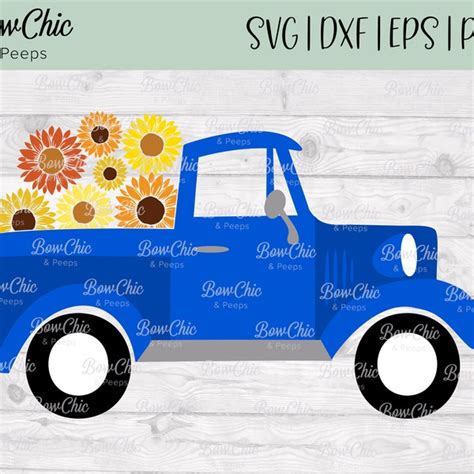 Little Blue Truck Cricut Svg - Etsy