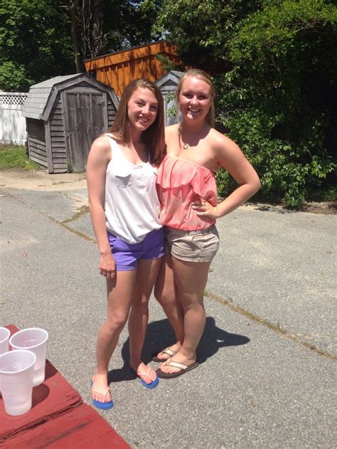 My First Born To The Right And My First Niece Cute Ripped Jeans Barefoot Blonde Curvy Women