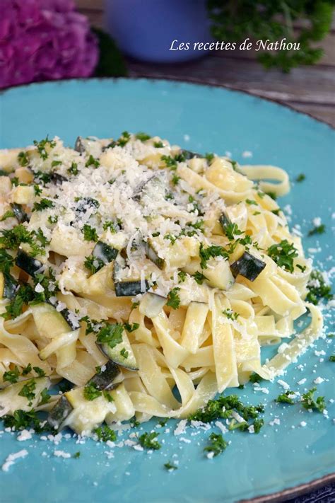 Ma cuisine au fil de mes idées Tagliatelle aux courgettes sautées à