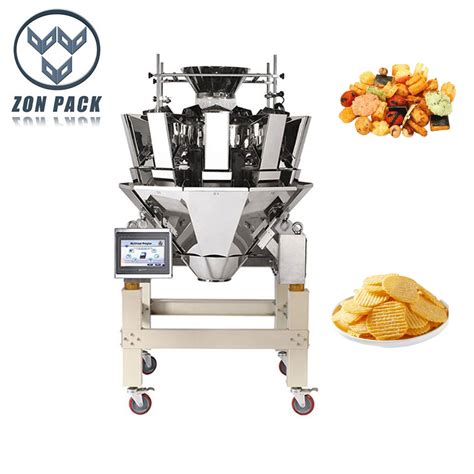 Automatic Snacks Chips Potato Chips French Fries Weighing Heads