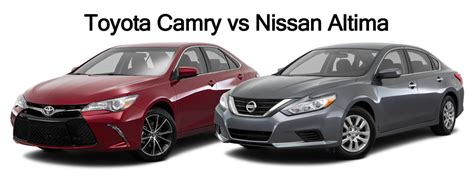 Toyota Camry vs. Nissan Altima