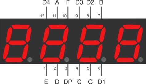 Como Utilizar Display De 7 Segmentos Com 4 Dígitos Cátodo Comum Com